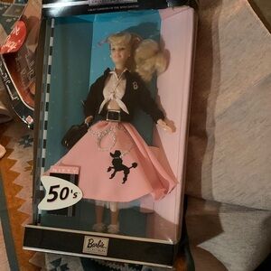 Barbie Collector 50s Doll with Pink Poodle Skirt